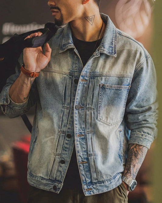 ルイスバーグ ウォッシュドグラデーションデニムジャケット 2559