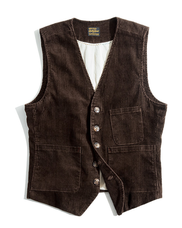 チャーリー コーデュロイベスト 1018
