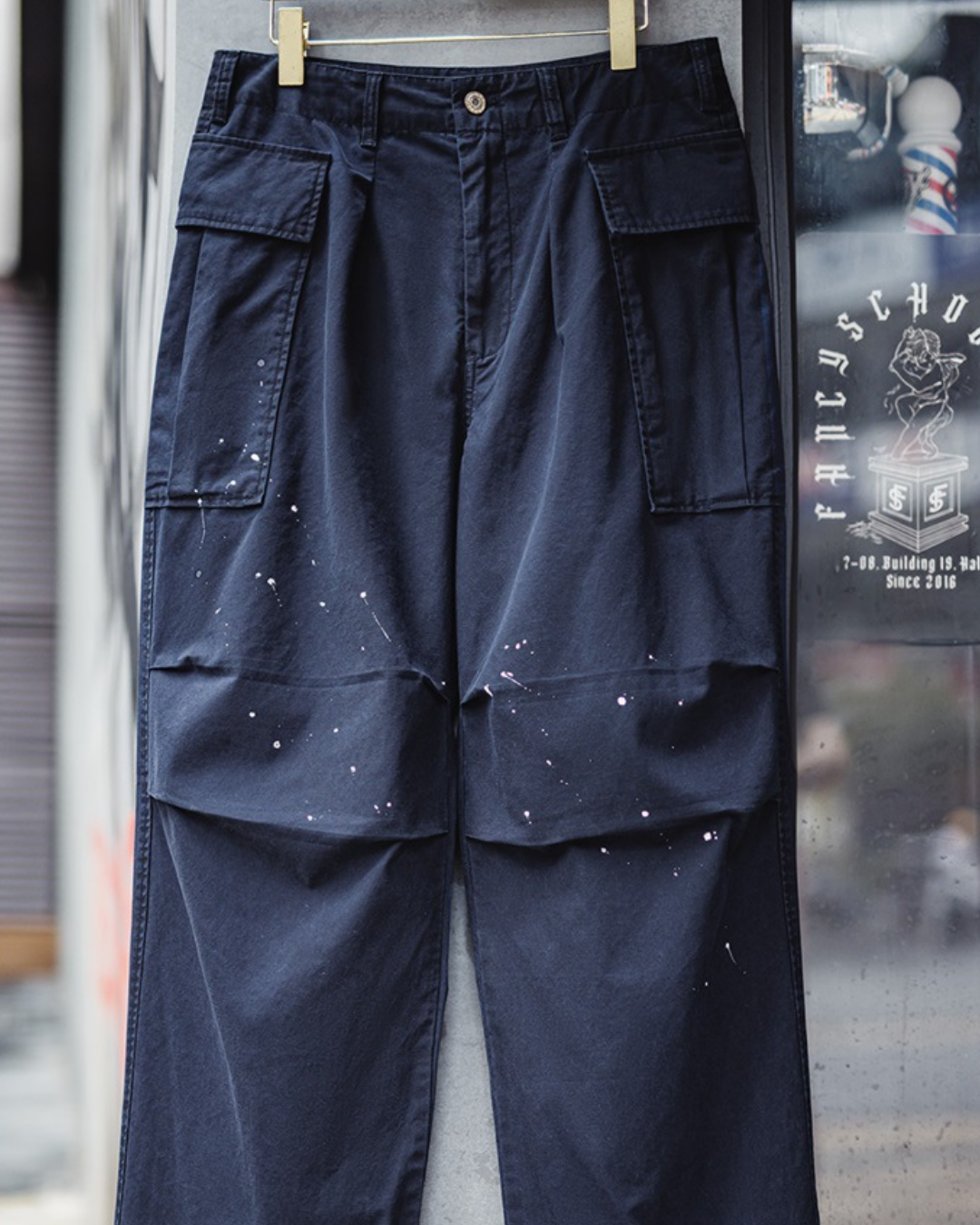 ウォータートン ペインティング加工ワークパンツ 1099