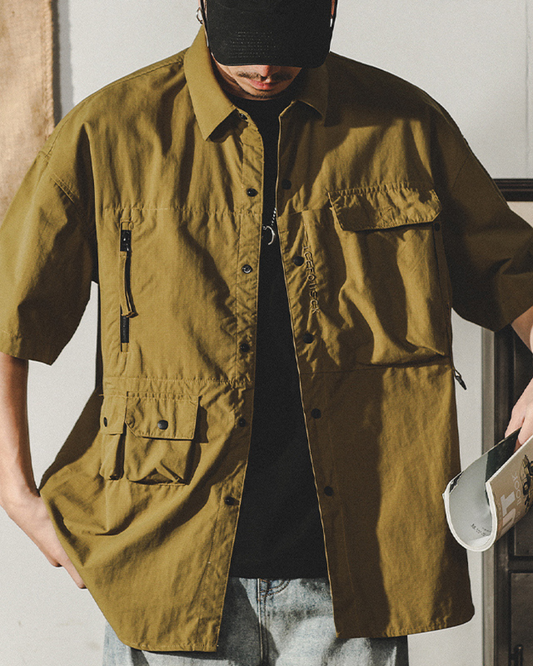 オレイサ ハーフスリーブワークジャケット 1625