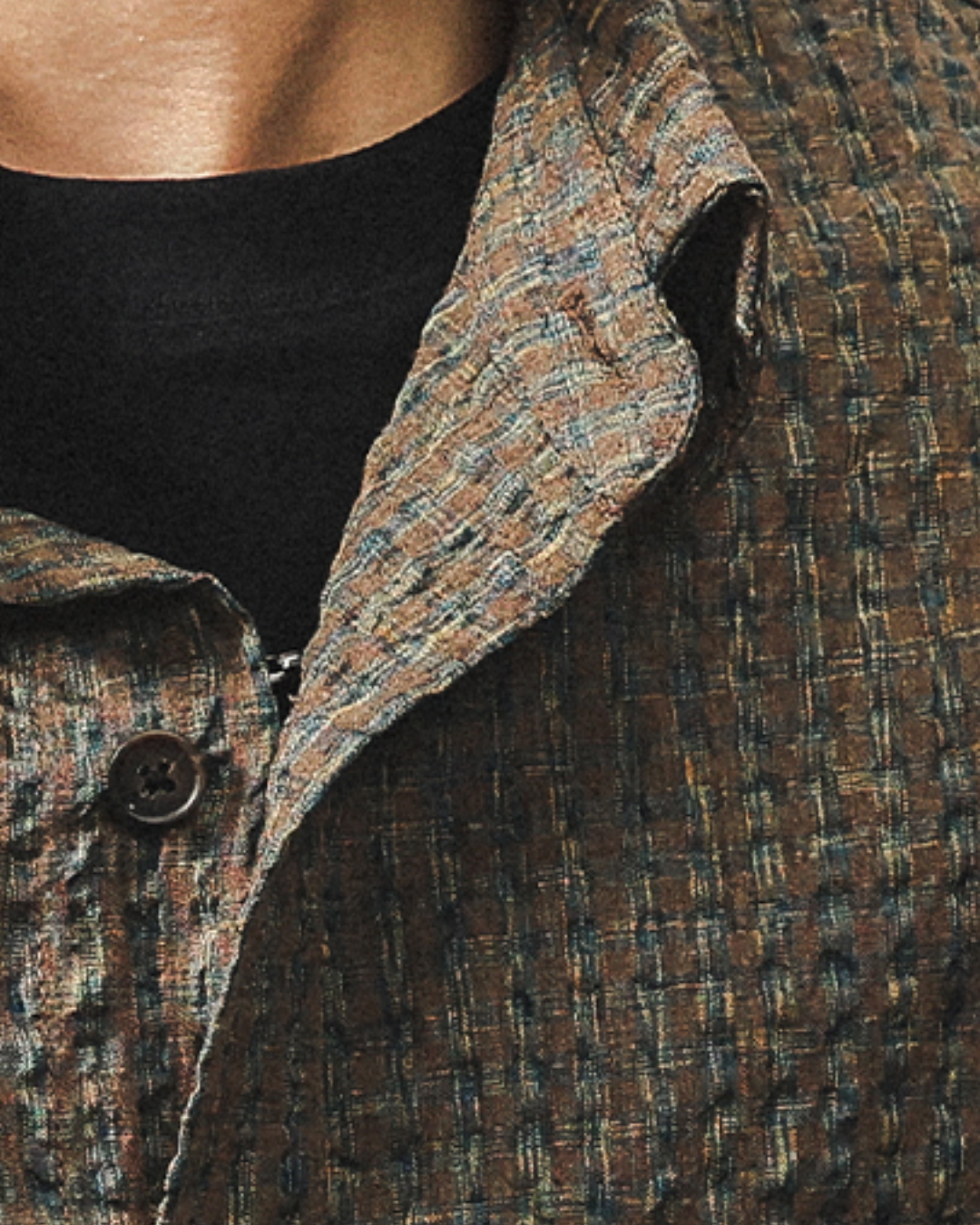 ウェリントン シアサッカーハーフスリーブシャツ 1576