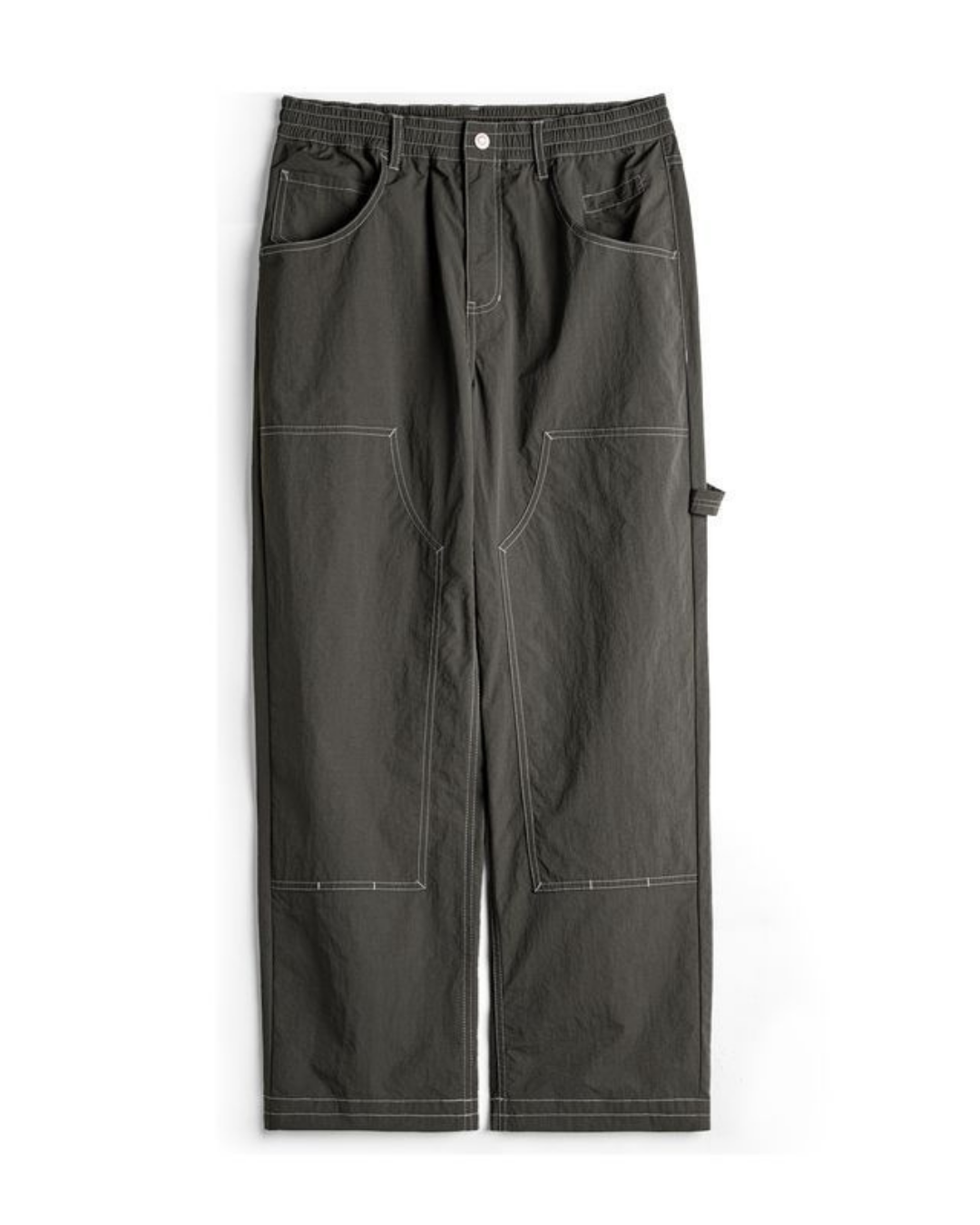 キャスパー コントラストステッチルーズテックパンツ 2273