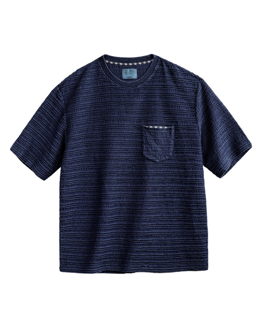 ベイヤード ジャガード織クルーネックTシャツ 1477