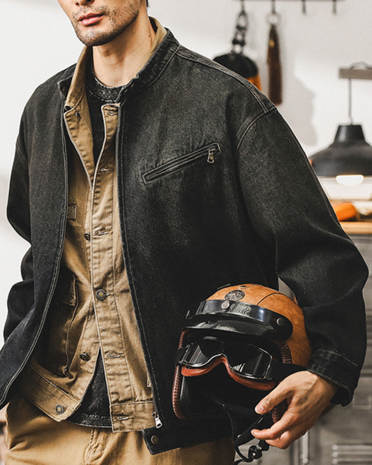 ヴェラ ヘビーウェイトスタンドカラージャケット 1159