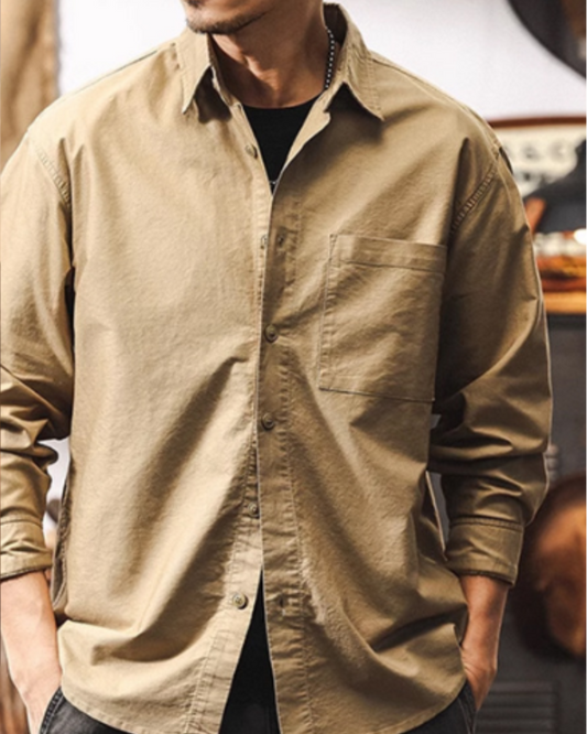 キャロリン レトロポケットカジュアルシャツ 2030