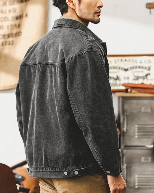 アビゲイル ウォッシュ加工ワークジャケット 1224