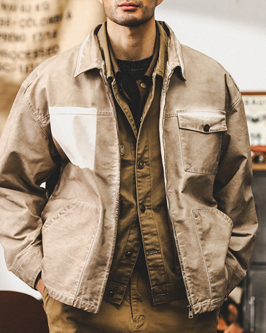 ルイーザ ウォッシュ加工ビンテージジャケット 1225