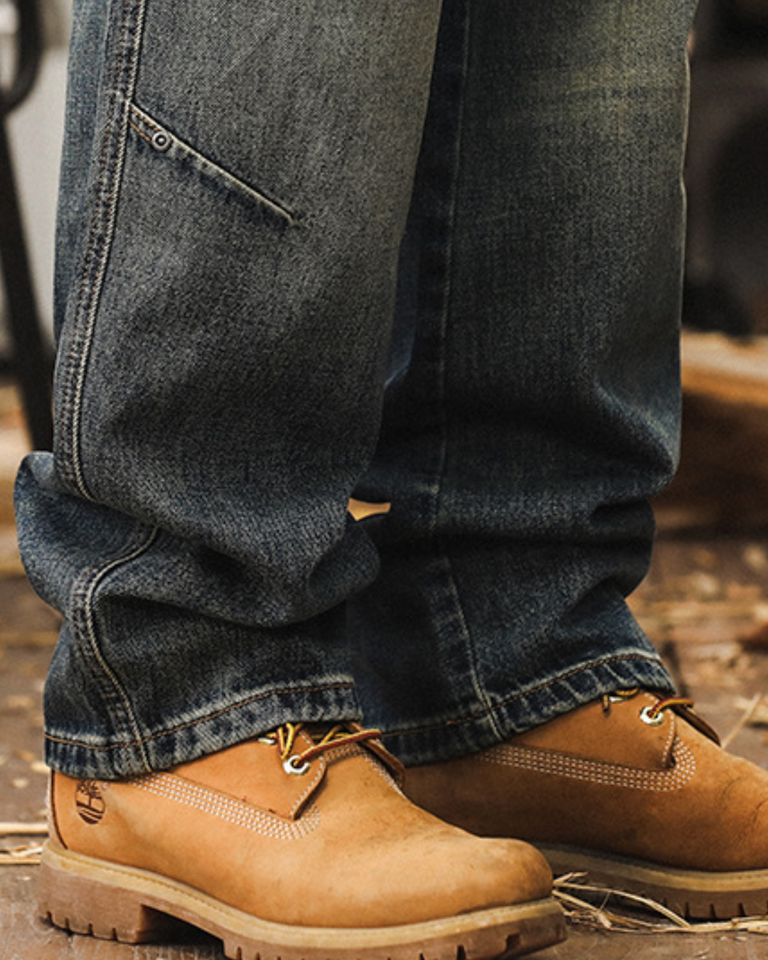 ブルーベック ウォッシュ加工ジーンズ 1237