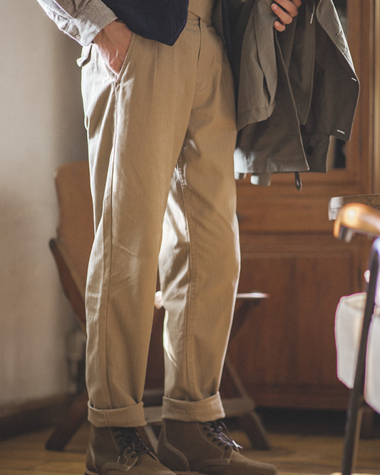 グロスマン ダブルプリーツ グルカパンツ 1322