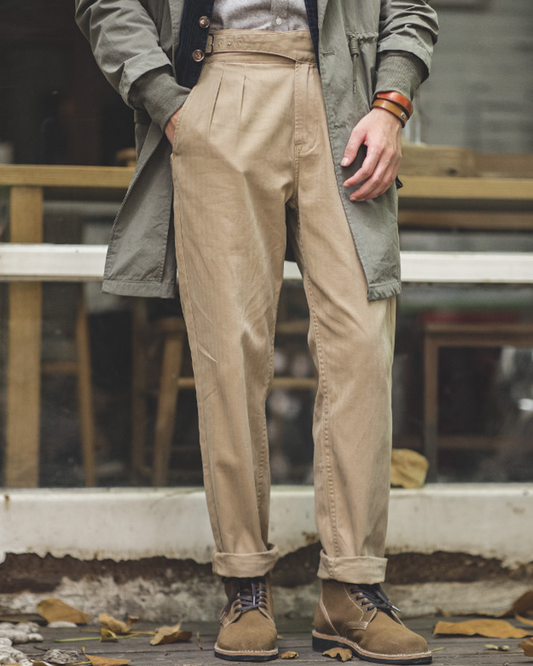 グロスマン ダブルプリーツ グルカパンツ 1322