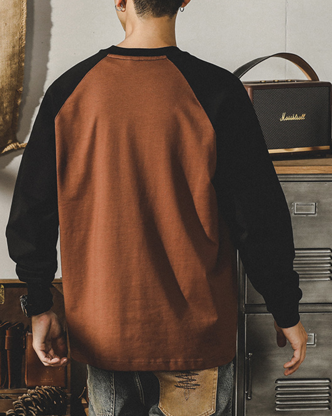 リッジウェイ フェイクツーピースロングTシャツ 1365