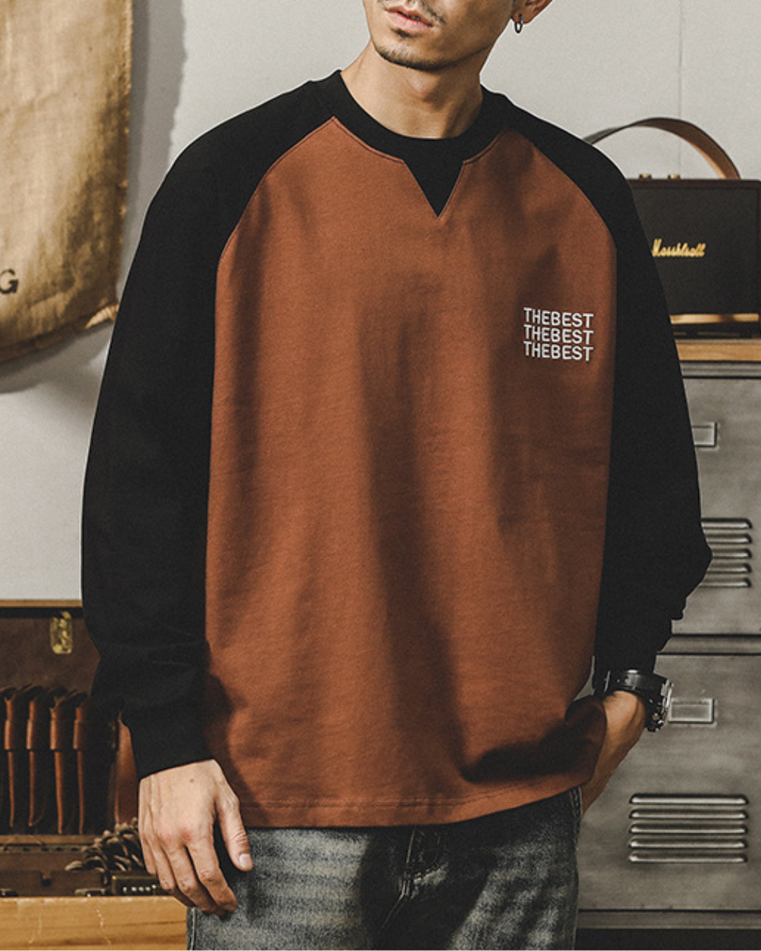 リッジウェイ フェイクツーピースロングTシャツ 1365 – アメカジ