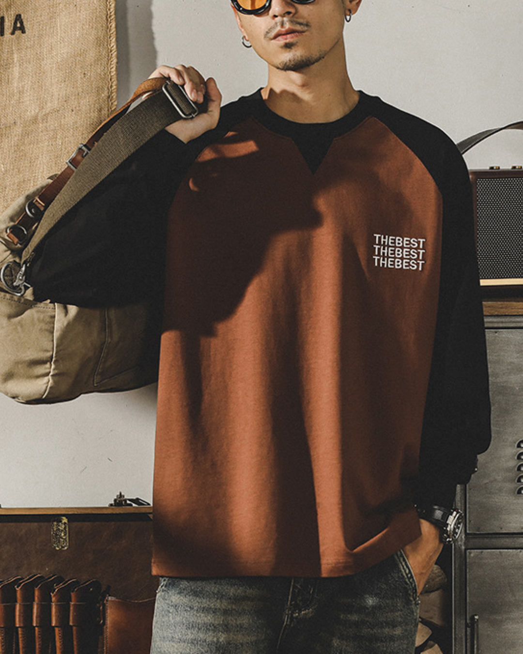 リッジウェイ フェイクツーピースロングTシャツ 1365