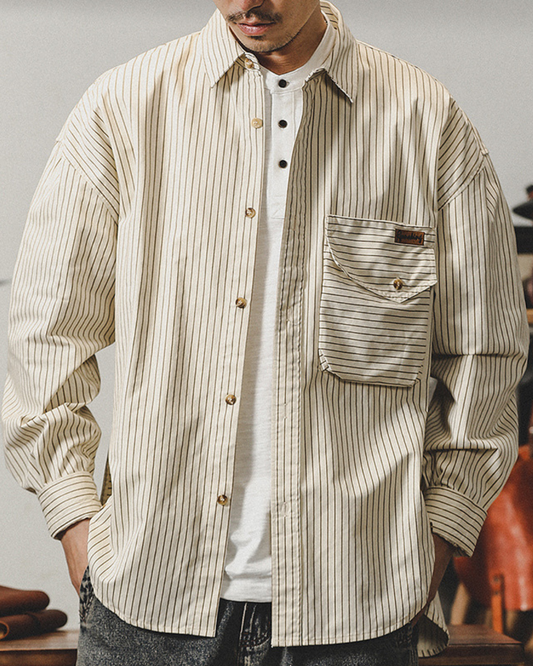 ワシントン ストライプシャツ 1391