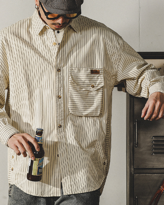 ワシントン ストライプシャツ 1391