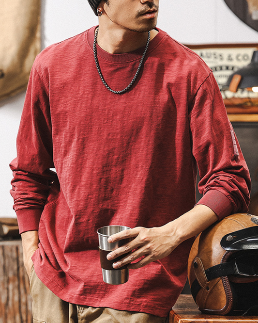 クローディア ラウンドネックカジュアルカットソー 2052