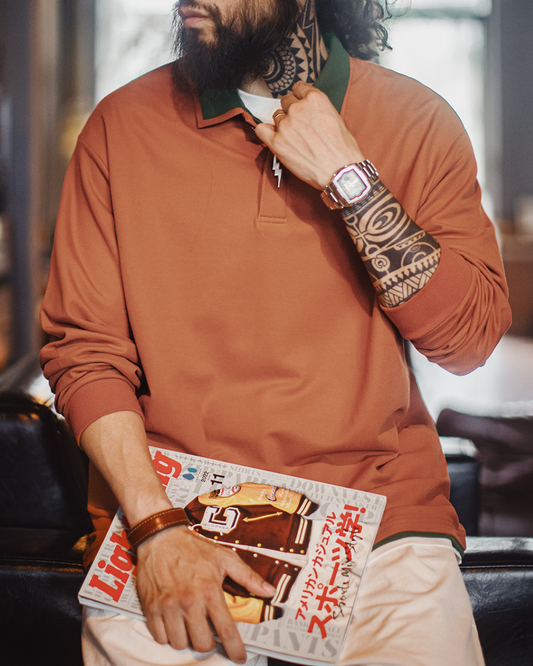 コーヴァリス ヴィンテージスタイル 配色ポロシャツ 2248