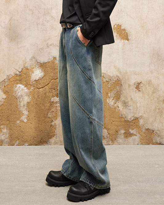 ラビスタ ステッチワイドデニムパンツ 1592