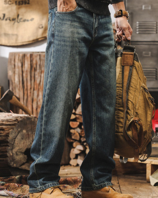 リッチランド レトロワイドレッグジーンズ 1918
