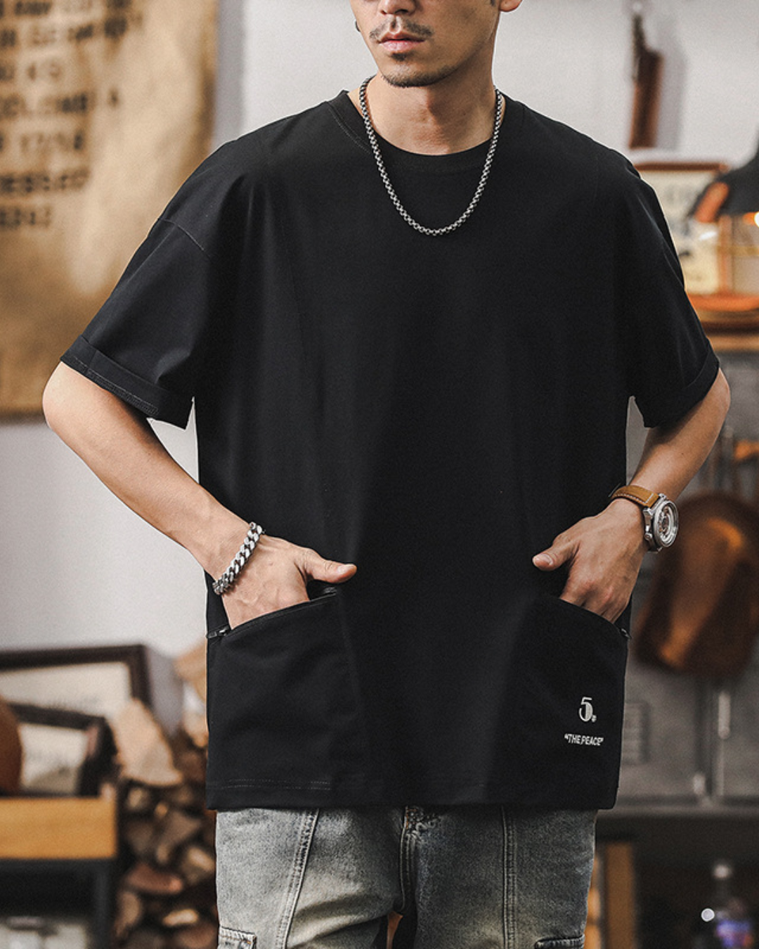 フォートスミス ダブルポケットTシャツ 1615