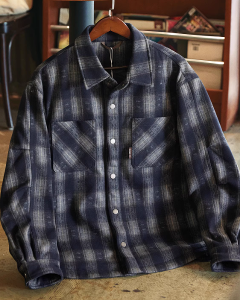 レブンワース フランネルチェックシャツジャケット 2319