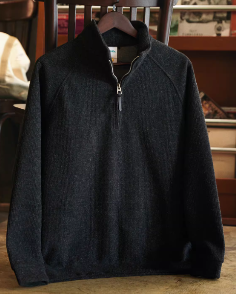 サンルイス スタンドカラーハーフジップスウェット 2389