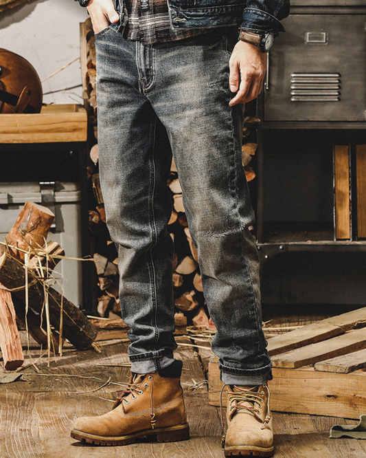 フィデラルウェイ ヘビーウェイトダメージデニム 1914