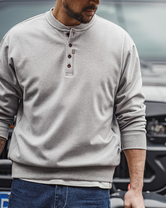 ジェネヴィーヴ ヘンリーネックカットソー 2186