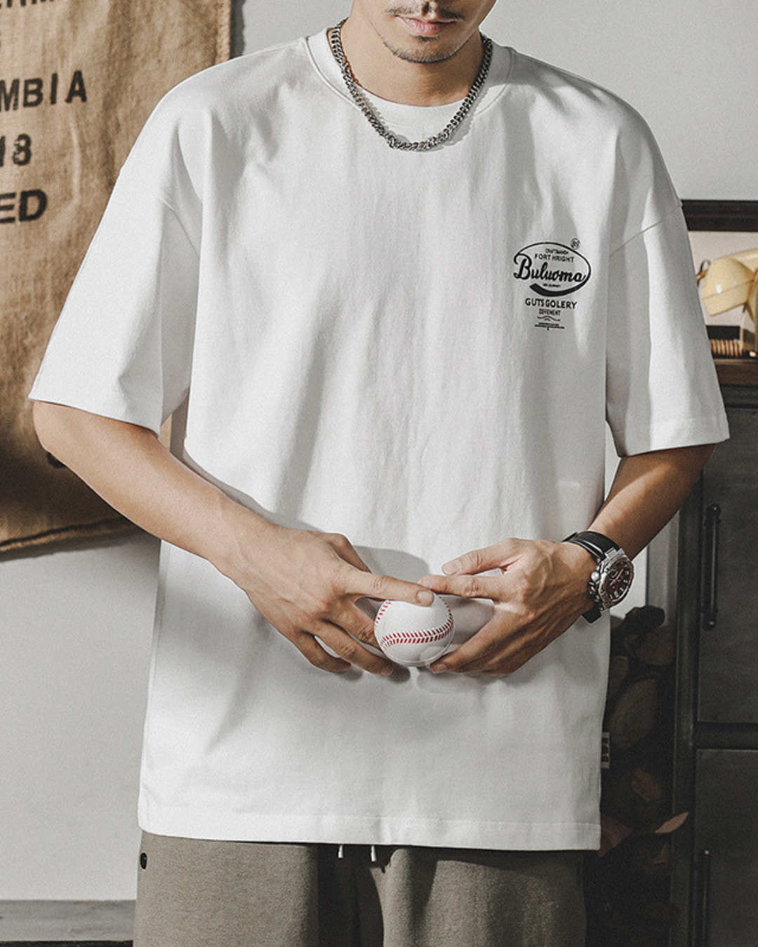 コーチェラ バックプリントヘビーコットンTシャツ1574