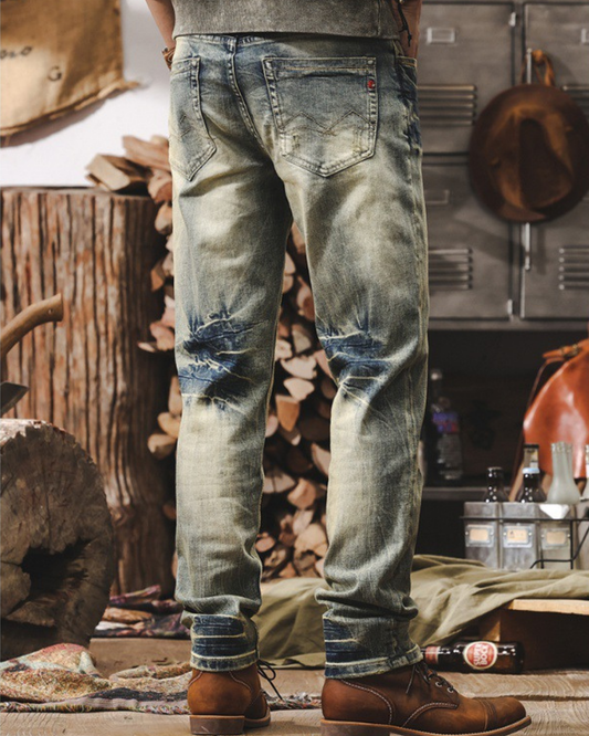 ヘイズルトン ダメージストレートデニム 1932