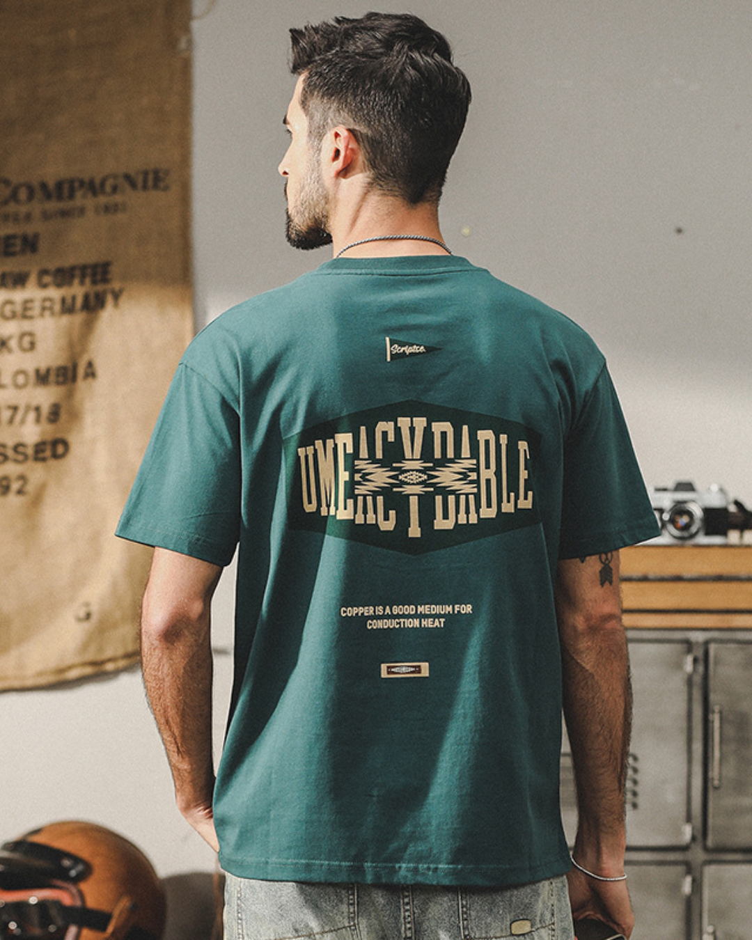 シルバーソーン バックプリントTシャツ 1534