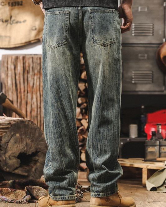 ウィルミントン ユーズドウォッシュルーズデニム 1933