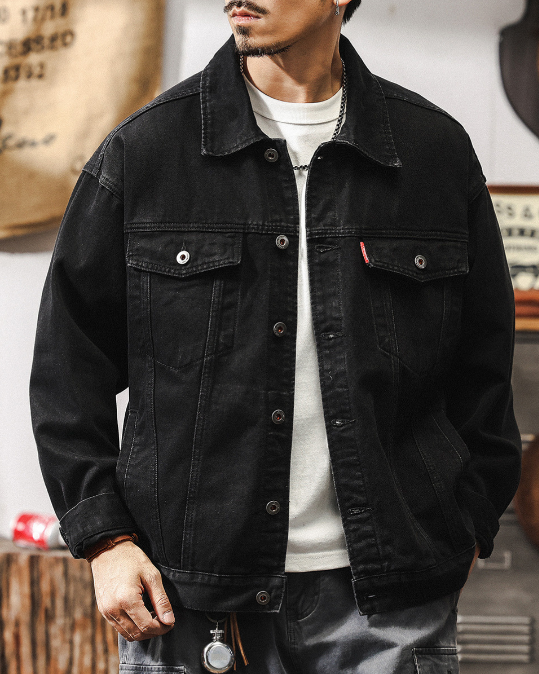   Jeans デニムジャケット M エセル ブラックデニムジャケット 2113 – アメカジ通販サイト｜RUDGE