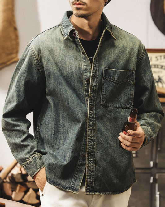 ジョージナ ウオッシュデニムシャツ 2134