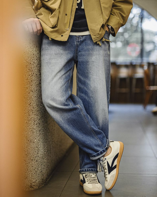 ハッチンソン ウォッシュドデニムパンツ 1585