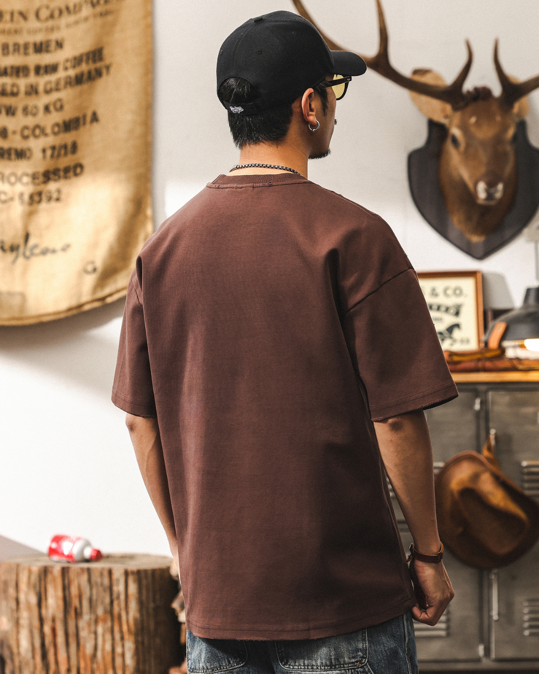 パラグールド ヘビーウェイトウォッシュドTシャツ 1653
