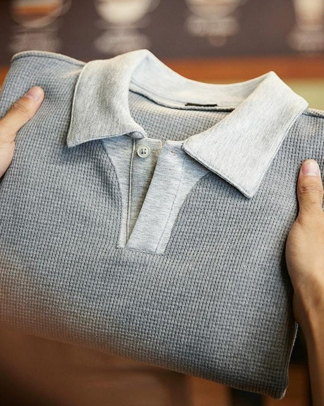 スパークス サーマルニットポロカラーシャツ 2320