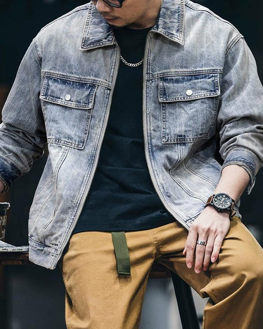 バルドスタ タフネスウォッシュドデニムジャケット 2352