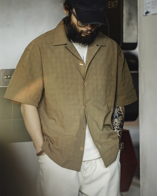 フィリー ジャガードハーフスリーブシャツ 1686