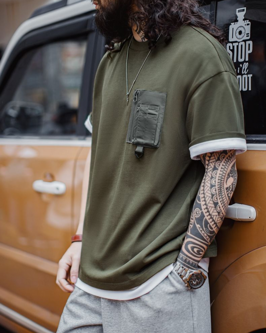 ビアトリス チェストポケットTシャツ 1584