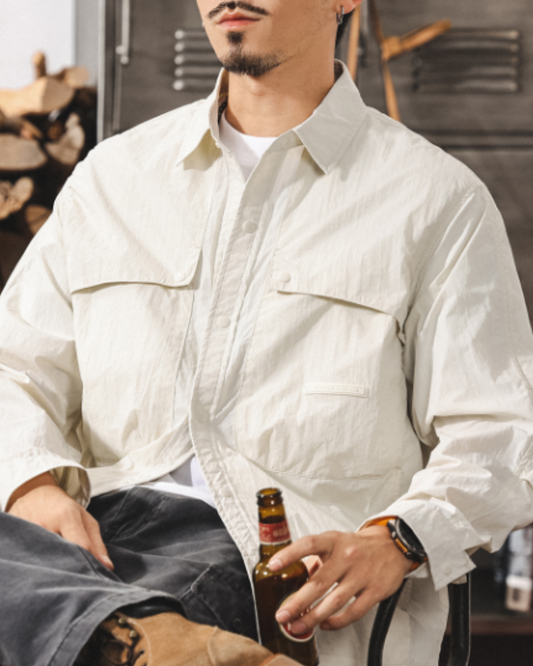 グレンダ UPF50+ダブルポケットレギュラーシャツ 2180