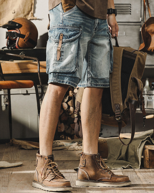 レムーア デニムショートパンツ1553