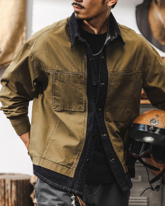 エラ フェイクレイヤードシャツ 2098