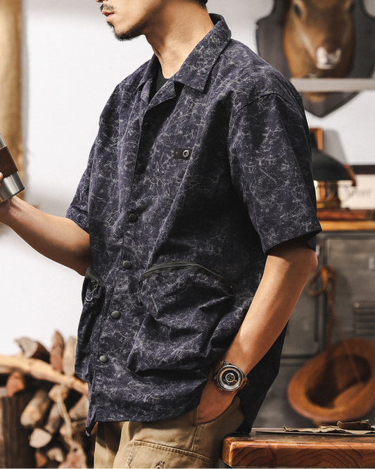 ノーコ ファスナーポケット付きワークシャツ 1657