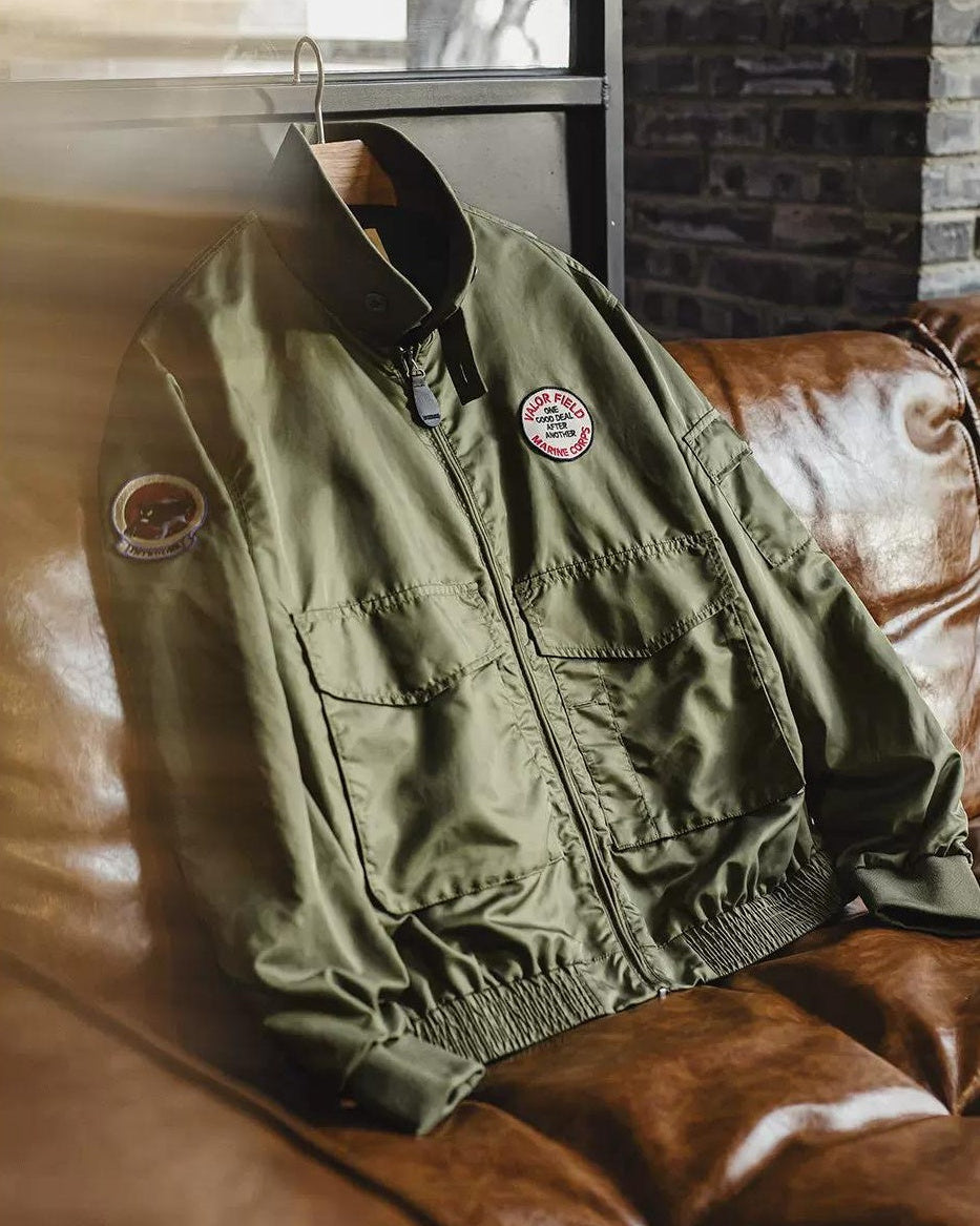 ココモ ミリタリーパッチフライトジャケット 2410