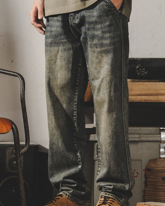 エバレット イエローマッドデニム 1917