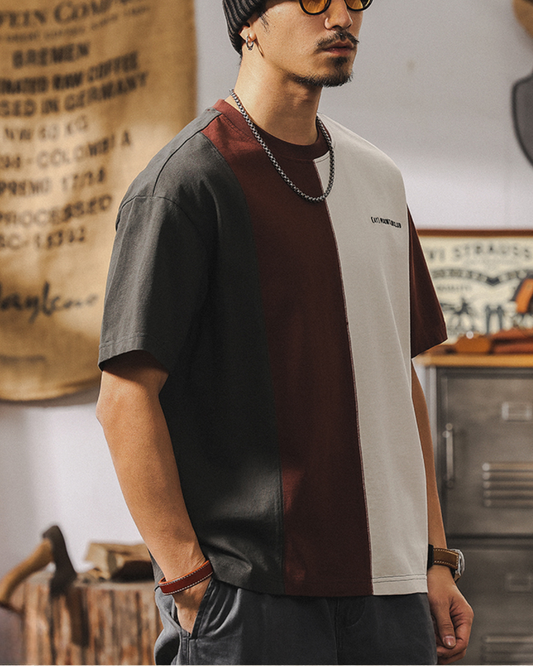 リッジクレスト コントラストクルーネックTシャツ 1521