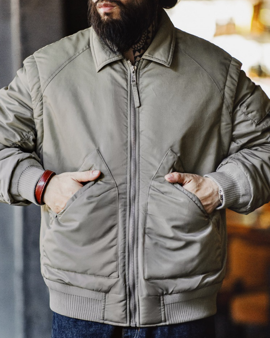 レギュラーカラーフライトジャケット 2228