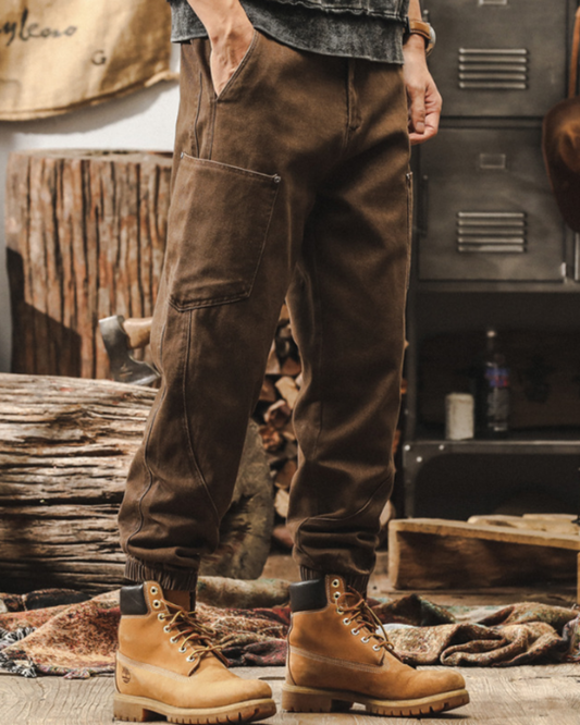 エダイナ ヘビーコットンカフスワークパンツ 1947