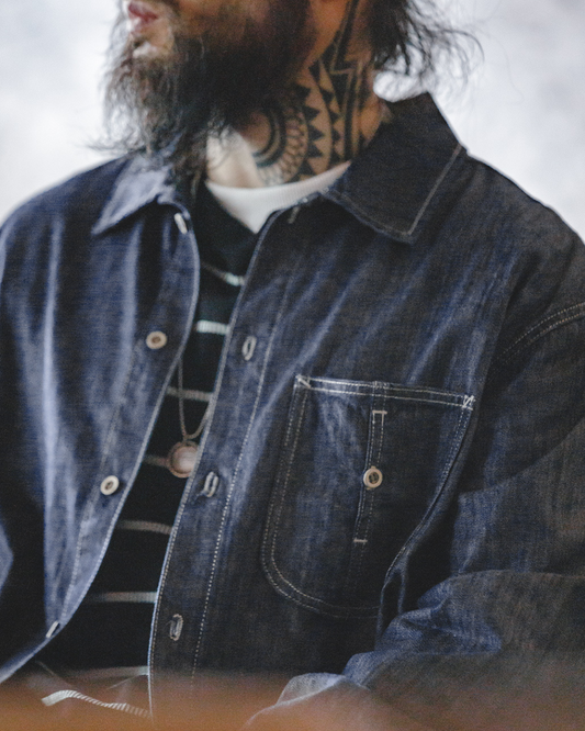 スーザン ステッチポケットデニムシャツ 1428